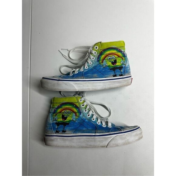 VANS SpongeBob SquarePants x Sk8-Hi Imaginaaation Shoes Sneakers Men Size 4,5 - Picture 8 of 13
